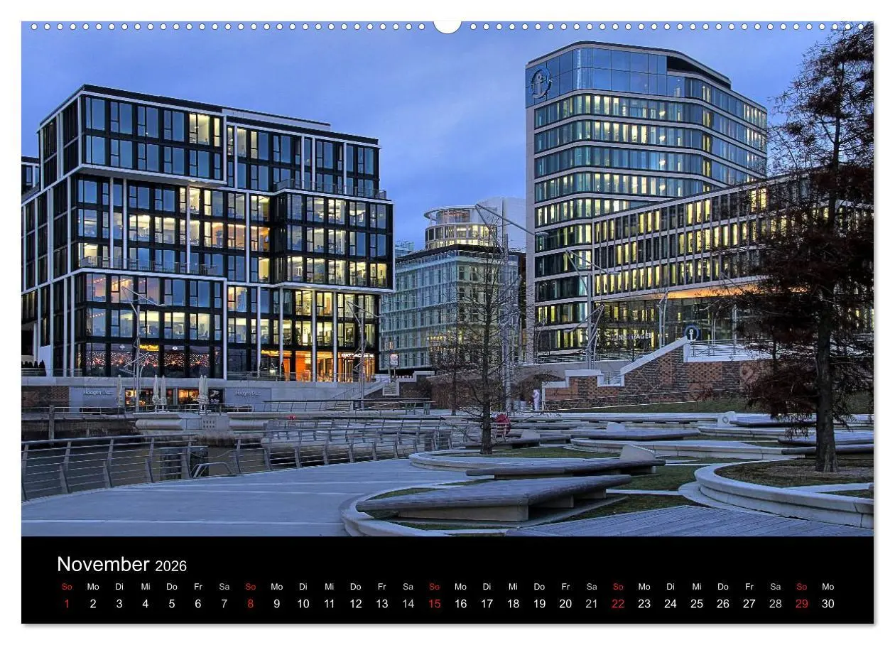 Bild: 9783516224511 | Hamburg (Wandkalender 2026 DIN A2 quer), CALVENDO Monatskalender