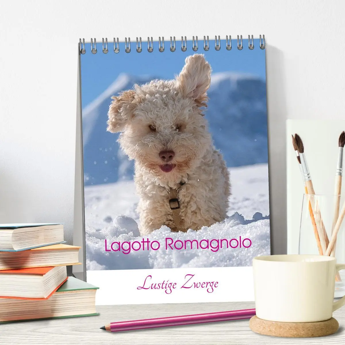 Bild: 9783516394511 | Lagotto Romagnolo - Lustige Zwerge (Tischkalender 2026 DIN A5...