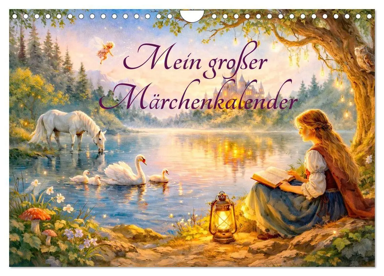 Cover: 9783516774511 | Mein großer Märchenkalender (Wandkalender 2027 DIN A4 quer),...
