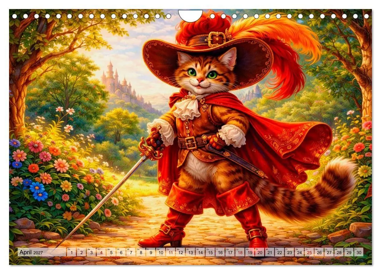 Bild: 9783516774511 | Mein großer Märchenkalender (Wandkalender 2027 DIN A4 quer),...