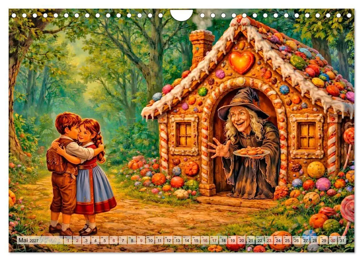 Bild: 9783516774511 | Mein großer Märchenkalender (Wandkalender 2027 DIN A4 quer),...