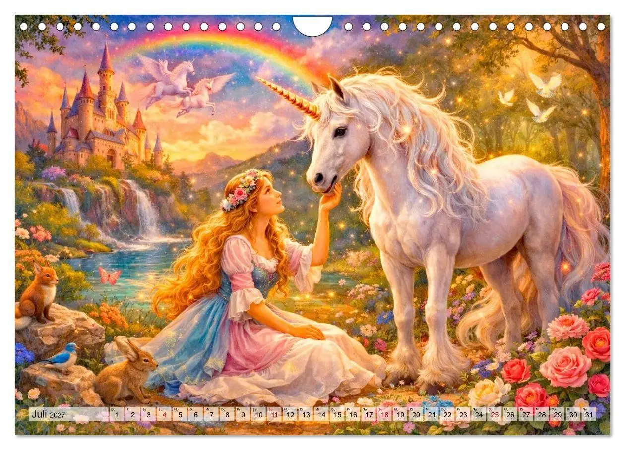 Bild: 9783516774511 | Mein großer Märchenkalender (Wandkalender 2027 DIN A4 quer),...