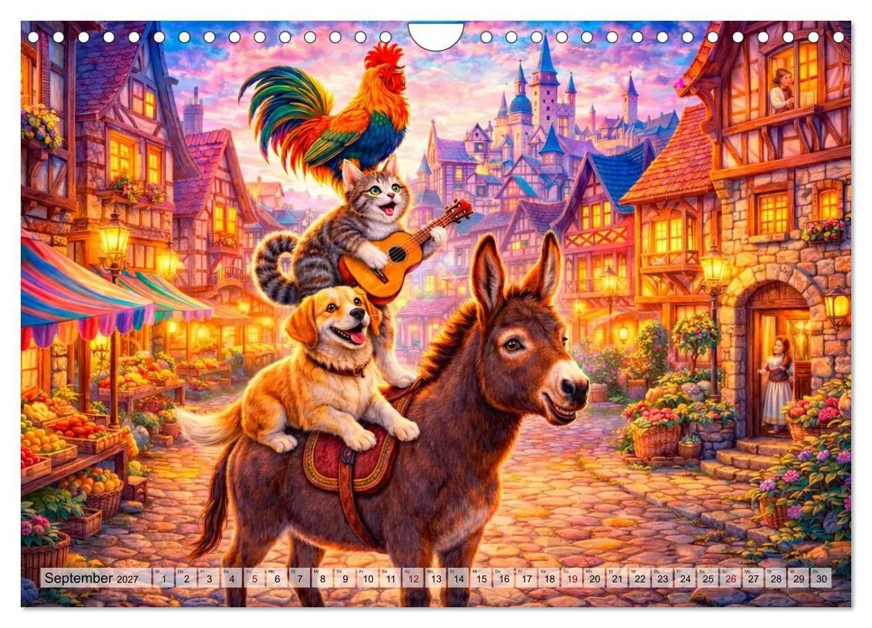 Bild: 9783516774511 | Mein großer Märchenkalender (Wandkalender 2027 DIN A4 quer),...