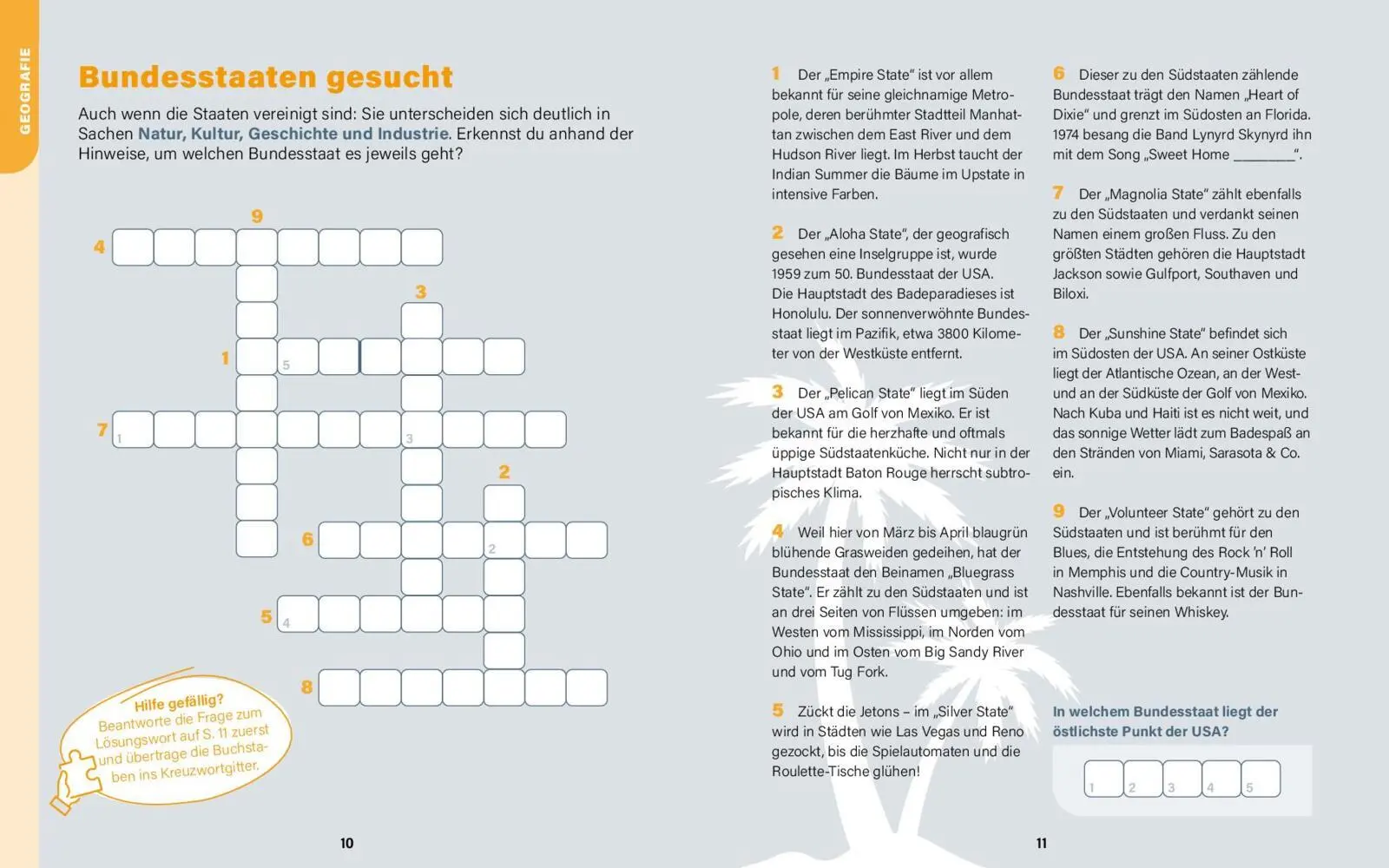 Bild: 9783961284511 | USA I Wissen in Rätseln | Taschenbuch | Deutsch | 2025