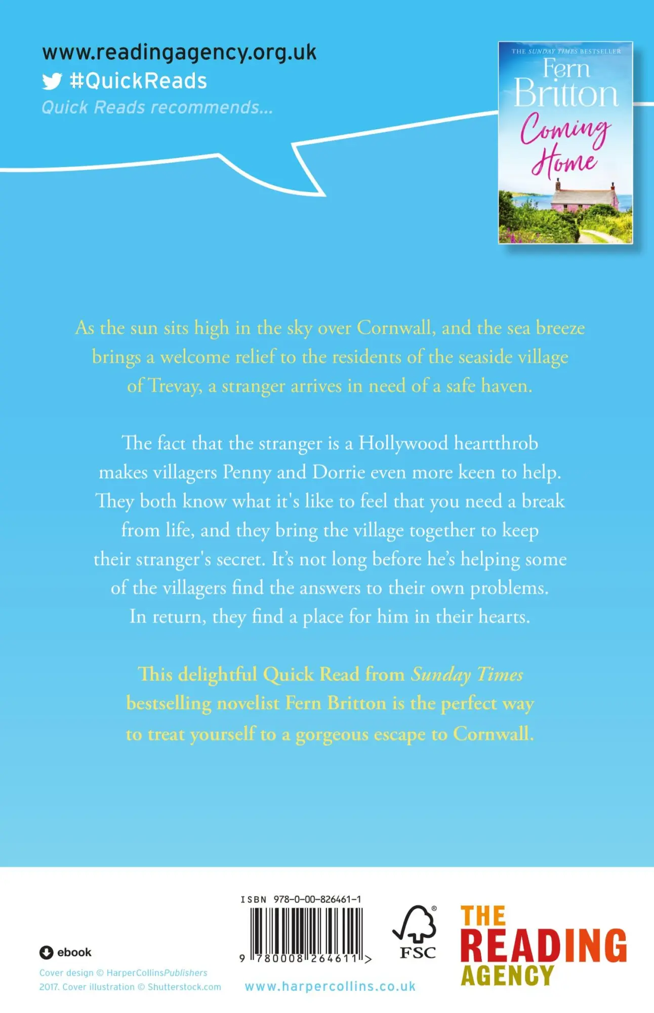 Rückseite: 9780008264611 | The Great Cornish Getaway (Quick Reads 2018) | Fern Britton | Buch