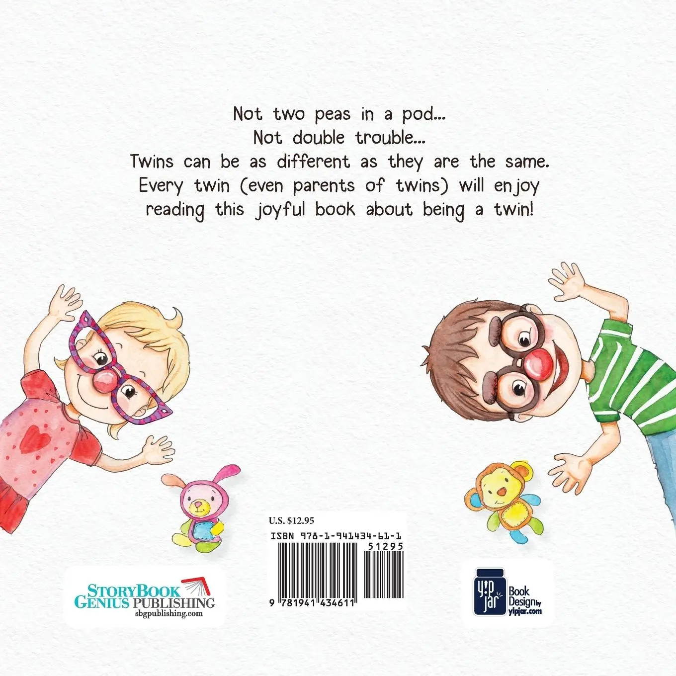 Rückseite: 9781941434611 | The Twinniest Twins | Amy Kuhr | Taschenbuch | Kartoniert / Broschiert