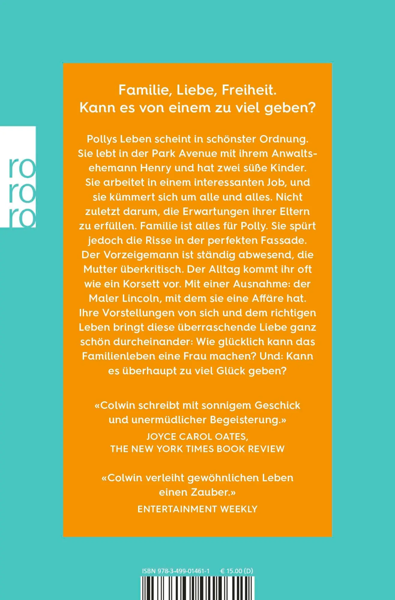 Rückseite: 9783499014611 | Familienglück | rororo Entdeckungen | Laurie Colwin | Taschenbuch