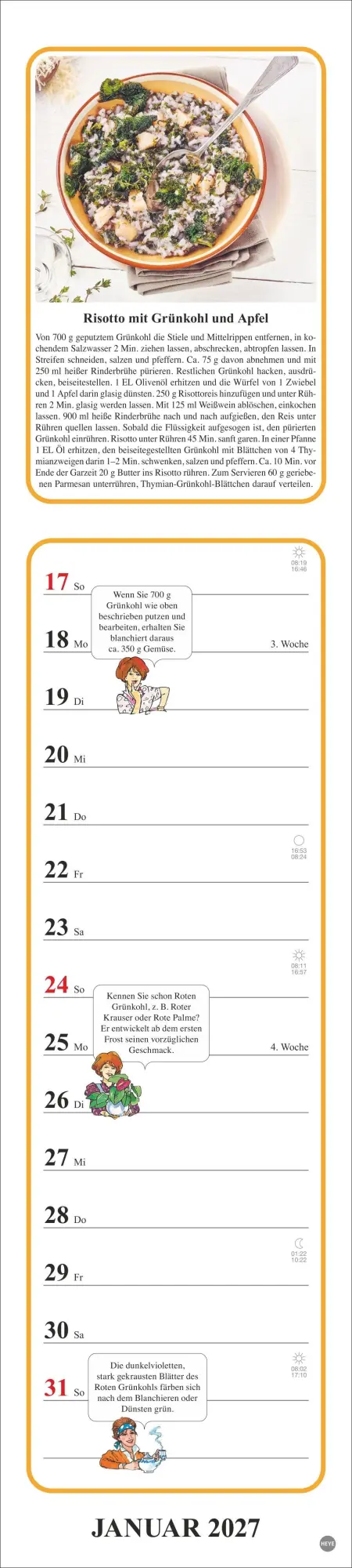 Bild: 9783756414611 | Tante Clara Küchenkalender 2027 | Kalender | Spiralbindung | 26 S.