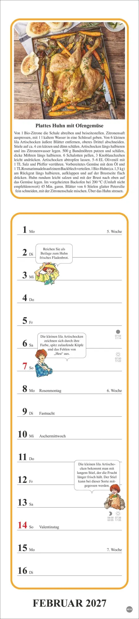 Bild: 9783756414611 | Tante Clara Küchenkalender 2027 | Kalender | Spiralbindung | 26 S.