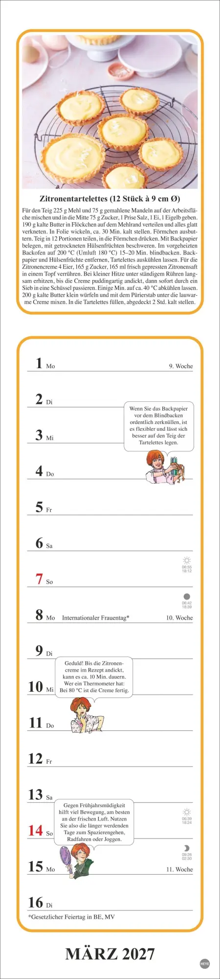 Bild: 9783756414611 | Tante Clara Küchenkalender 2027 | Kalender | Spiralbindung | 26 S.