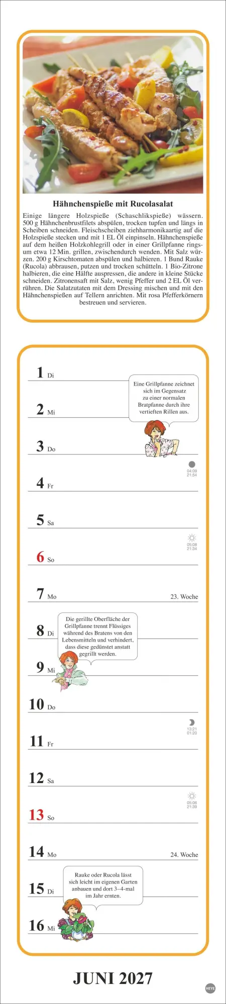 Bild: 9783756414611 | Tante Clara Küchenkalender 2027 | Kalender | Spiralbindung | 26 S.