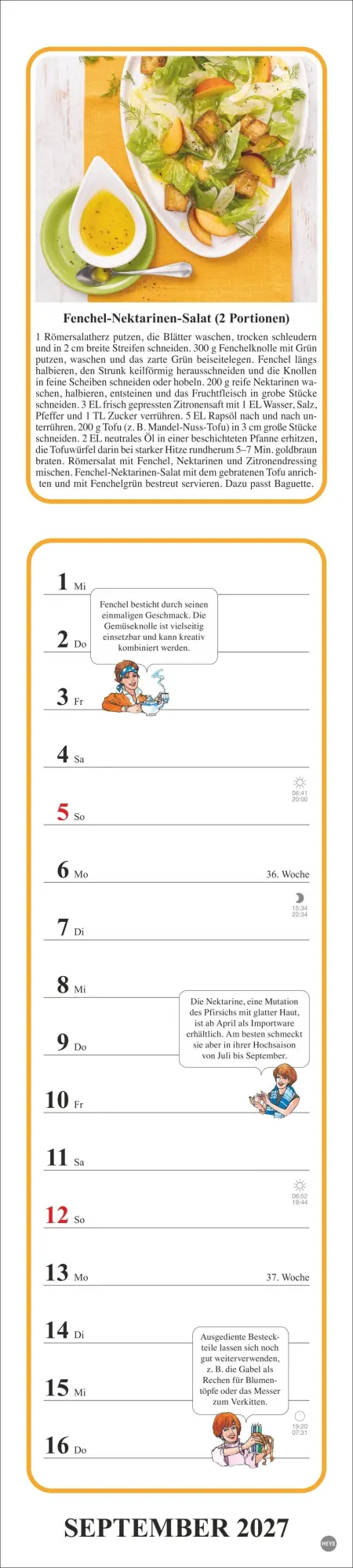Bild: 9783756414611 | Tante Clara Küchenkalender 2027 | Kalender | Spiralbindung | 26 S.