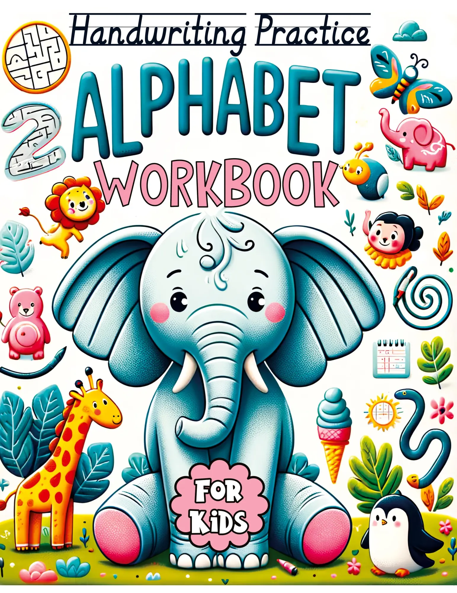 Cover: 9788396934611 | Trace Letters of the Alphabet and Sight Words | Childlike Mischievous
