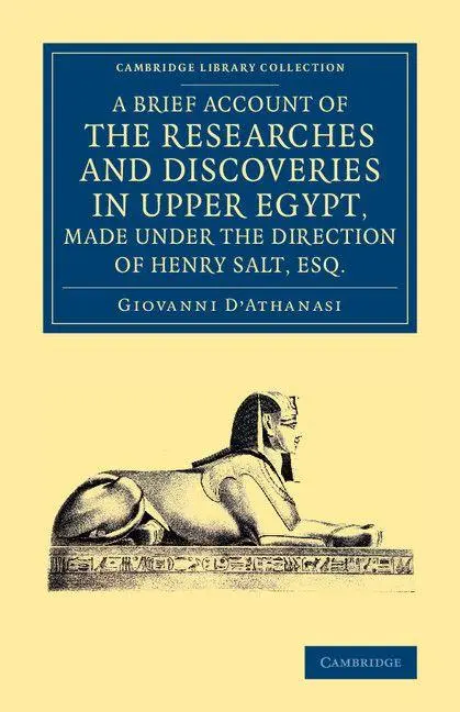 Cover: 9781108074711 | A Brief Account of the Researches and Discoveries in Upper Egypt,...