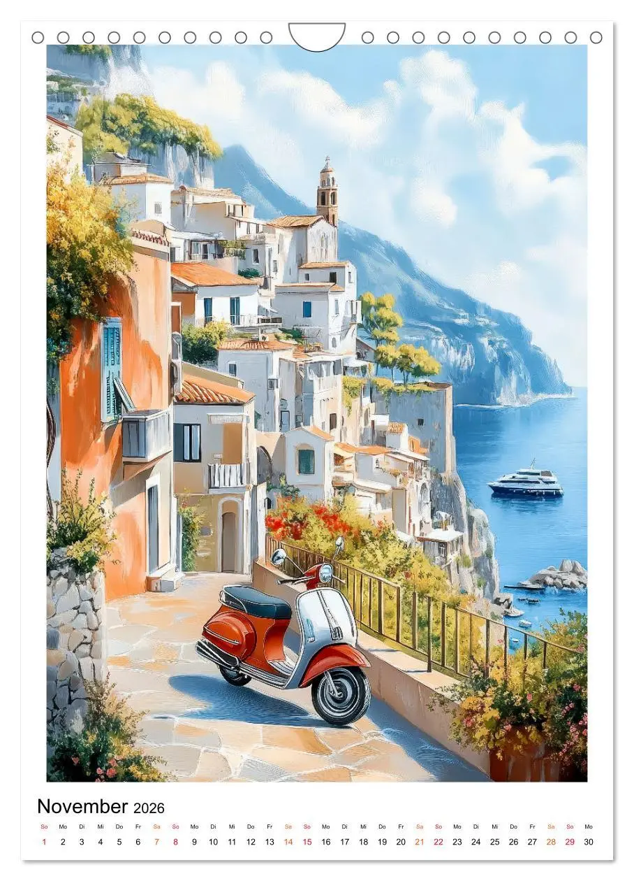 Bild: 9783457284711 | Dolce Vita an der Küste von Amalfi (Wandkalender 2026 DIN A4 hoch),...