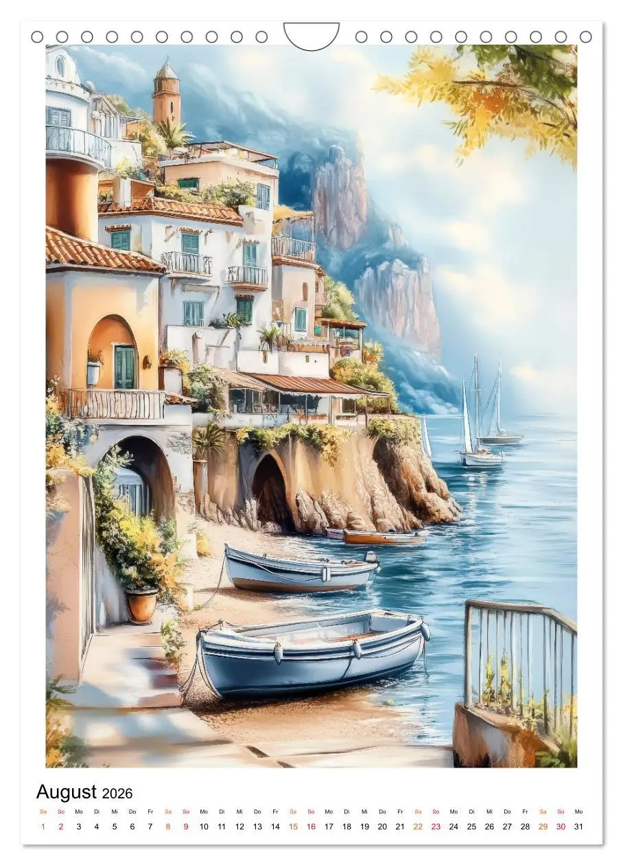 Bild: 9783457284711 | Dolce Vita an der Küste von Amalfi (Wandkalender 2026 DIN A4 hoch),...