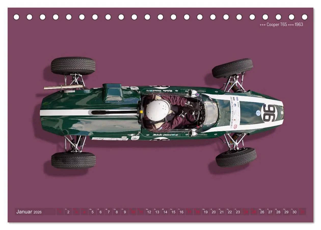 Bild: 9783457594711 | Legenden des Rennsports - Formel Junior 1955-1965 (Tischkalender...
