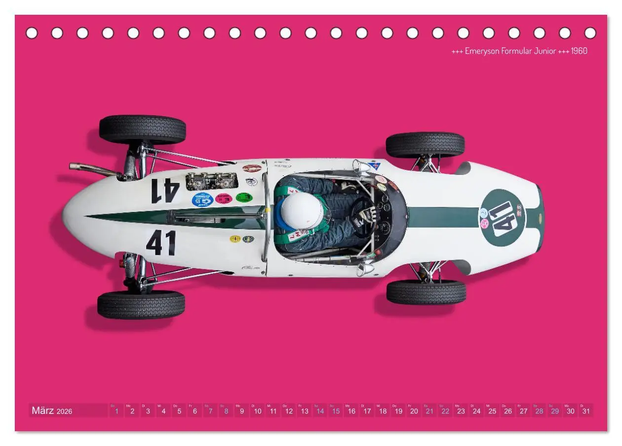 Bild: 9783457594711 | Legenden des Rennsports - Formel Junior 1955-1965 (Tischkalender...