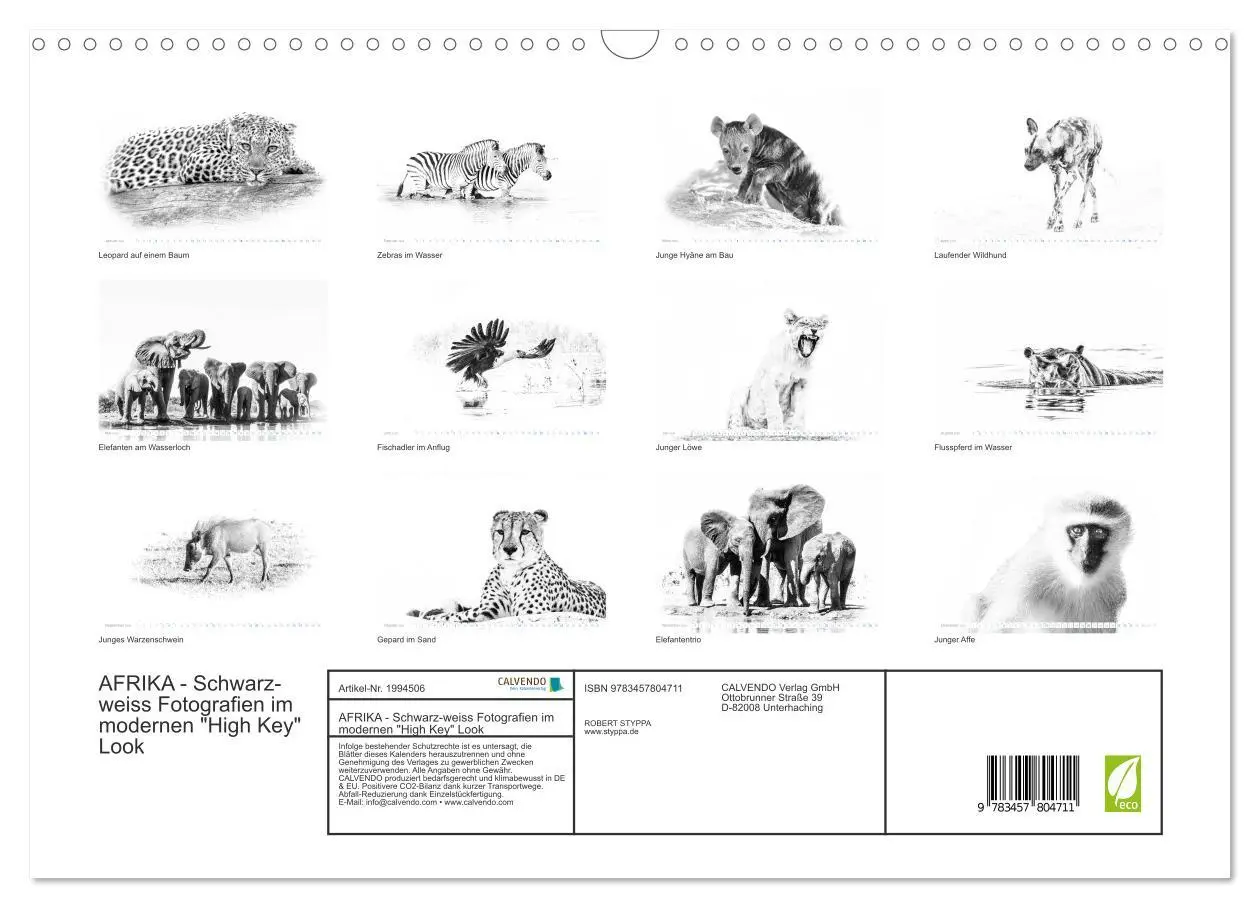 Bild: 9783457804711 | AFRIKA - Schwarz-weiss Fotografien im modernen "High Key" Look...