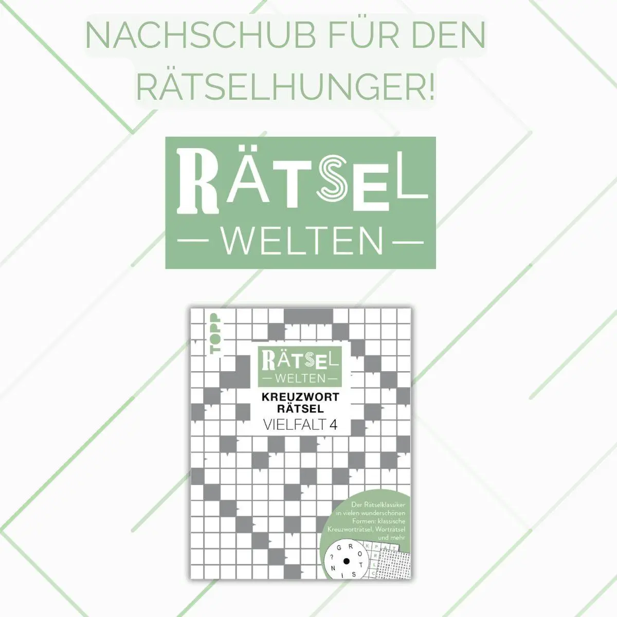 Bild: 9783735854711 | Rätselwelten - Kreuzworträtsel Vielfalt 4 Der Rätselklassiker in...