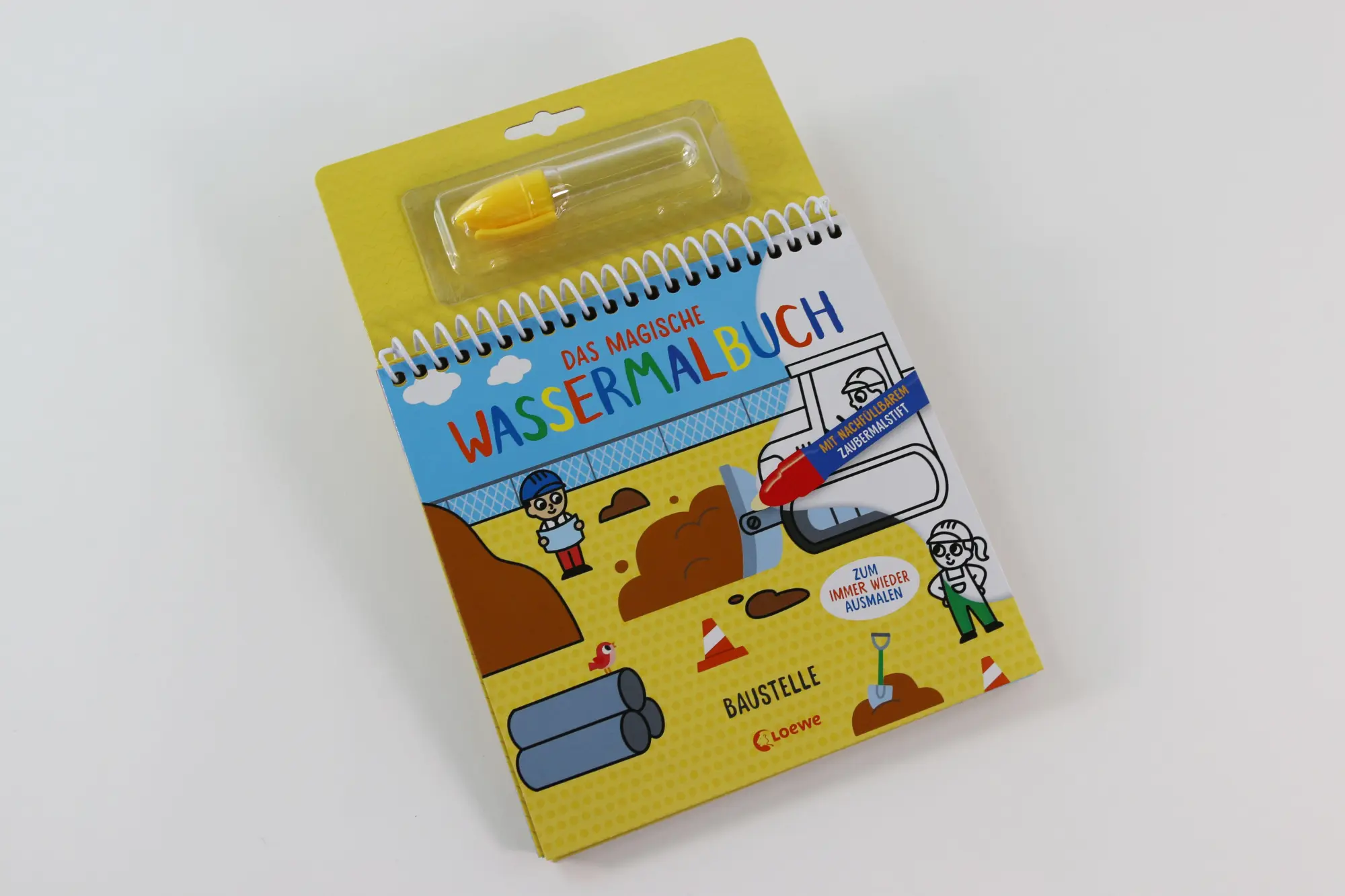 Bild: 9783743224711 | Das magische Wassermalbuch - Baustelle | Svenja Pidde | Taschenbuch