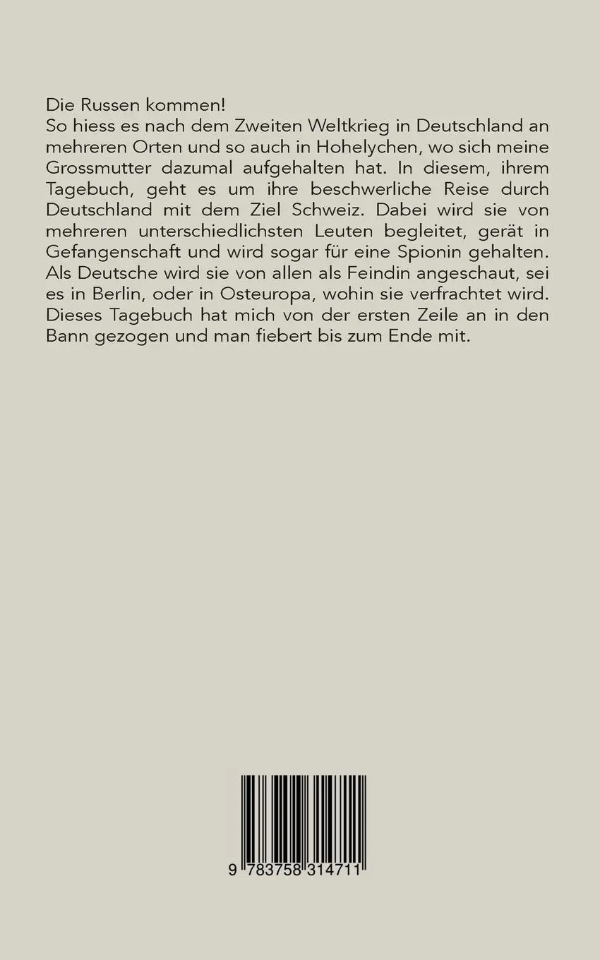 Rückseite: 9783758314711 | Tagebuch | Das Tagebuch meiner Grossmutter | Hildegard Meyer | Buch
