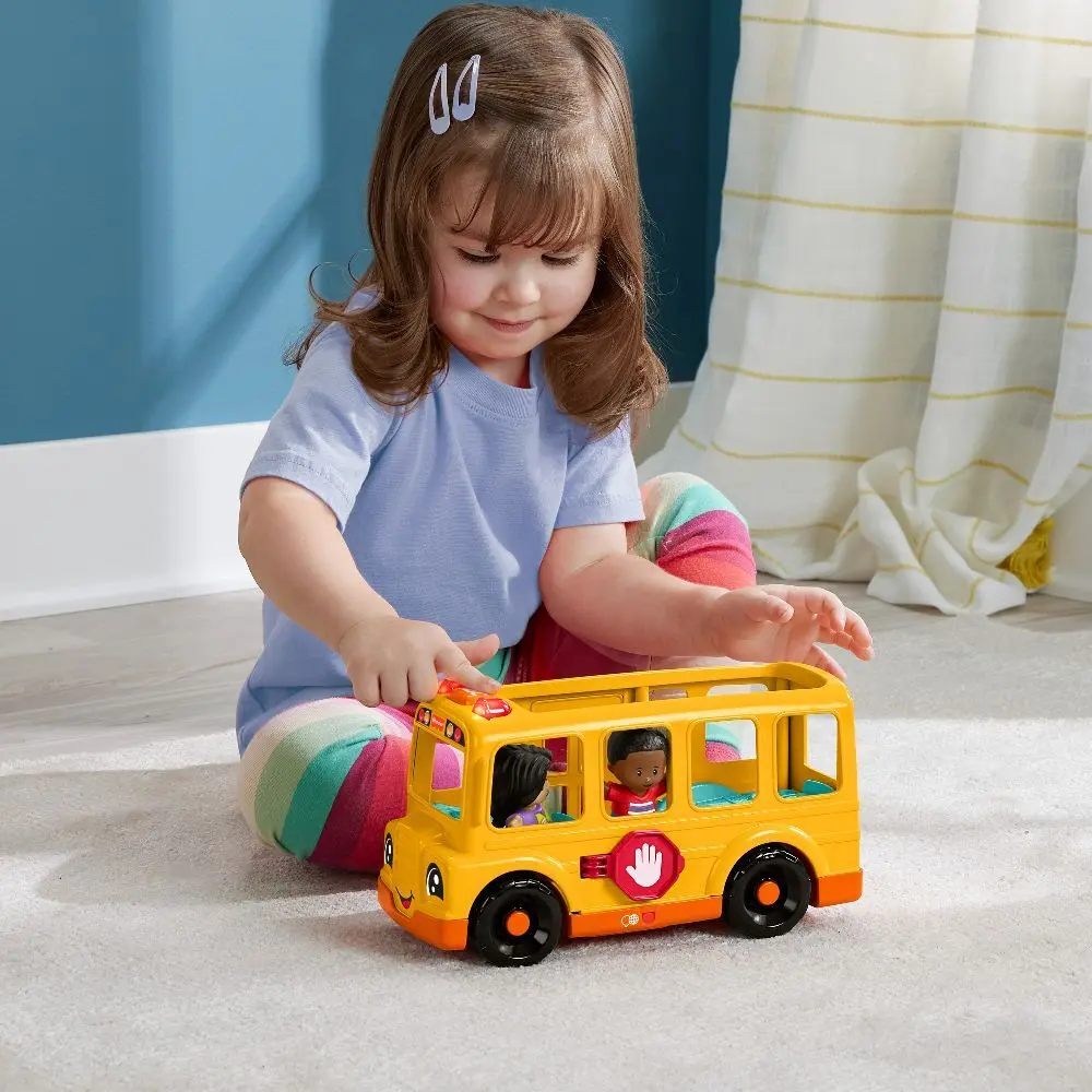 Bild: 194735254811 | Fisher-Price Little People Schulbus | HYT03 | 2024 | Mattel