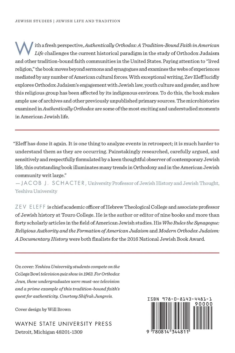 Rückseite: 9780814344811 | Authentically Orthodox | A Tradition-Bound Faith in American Life