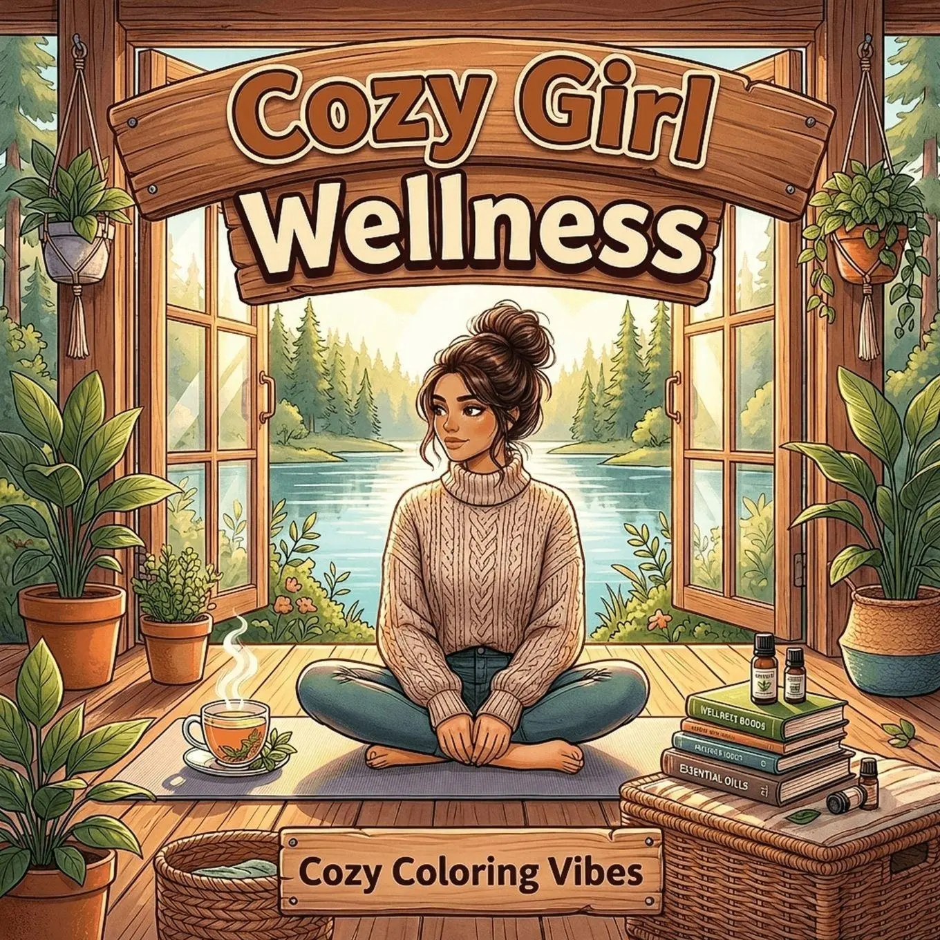Cover: 9781965964811 | Cozy Girl Wellness | Cozy Coloring Vibes | Taschenbuch | Englisch