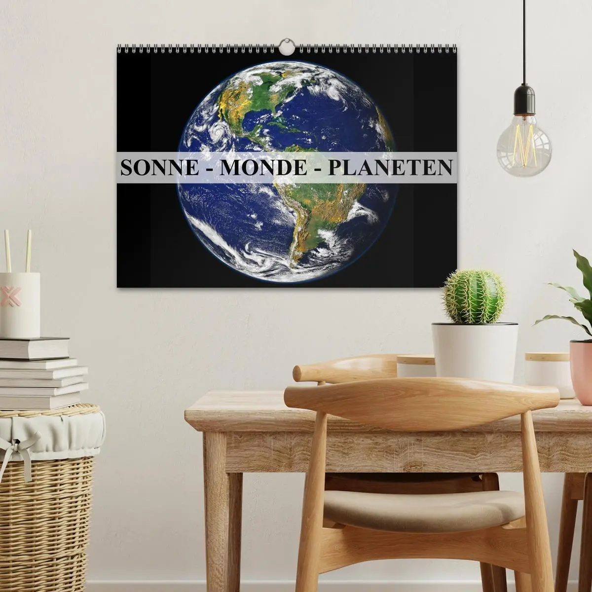 Bild: 9783516054811 | Sonne, Monde und Planeten (Wandkalender 2026 DIN A3 quer), CALVENDO...
