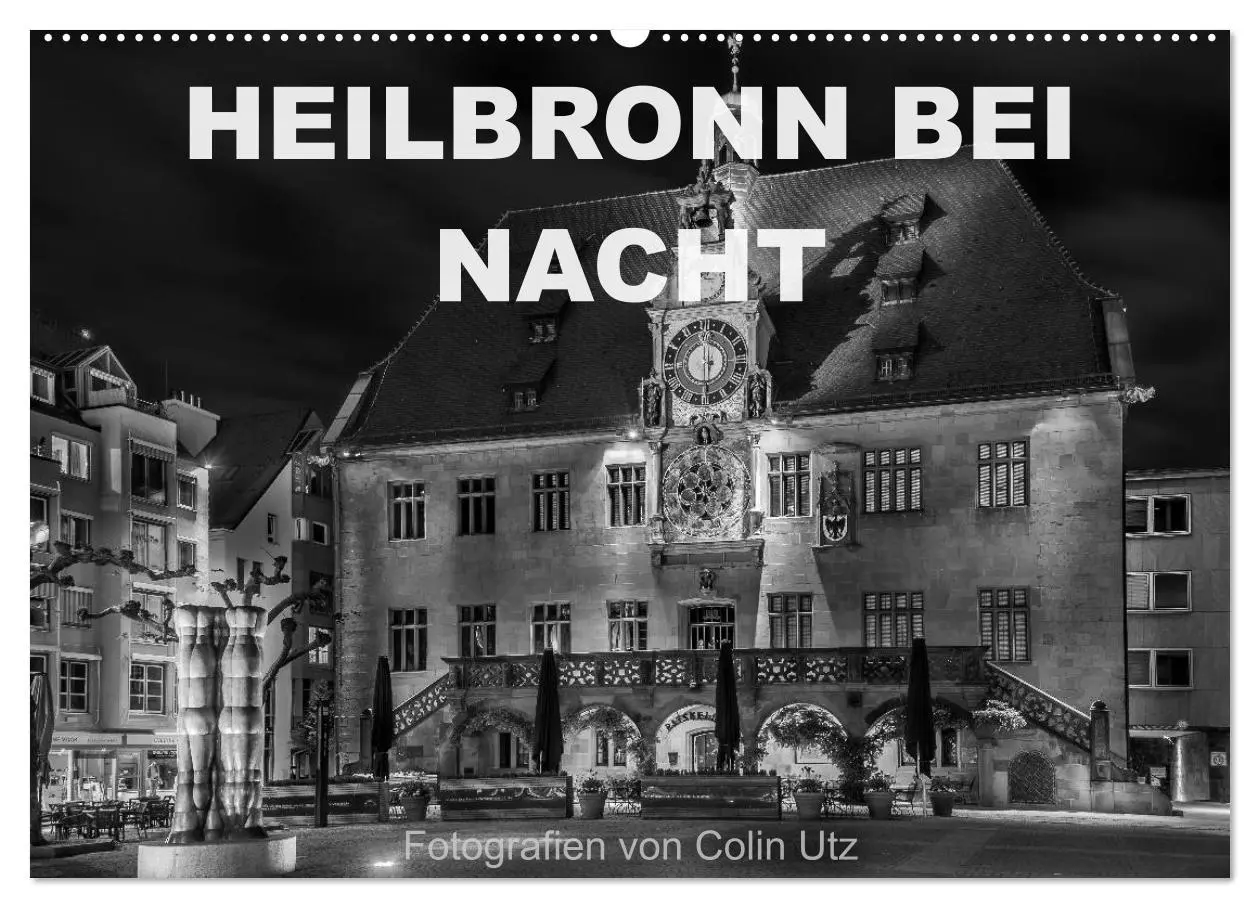Cover: 9783516124811 | Heilbronn bei Nacht (Wandkalender 2026 DIN A2 quer), CALVENDO...