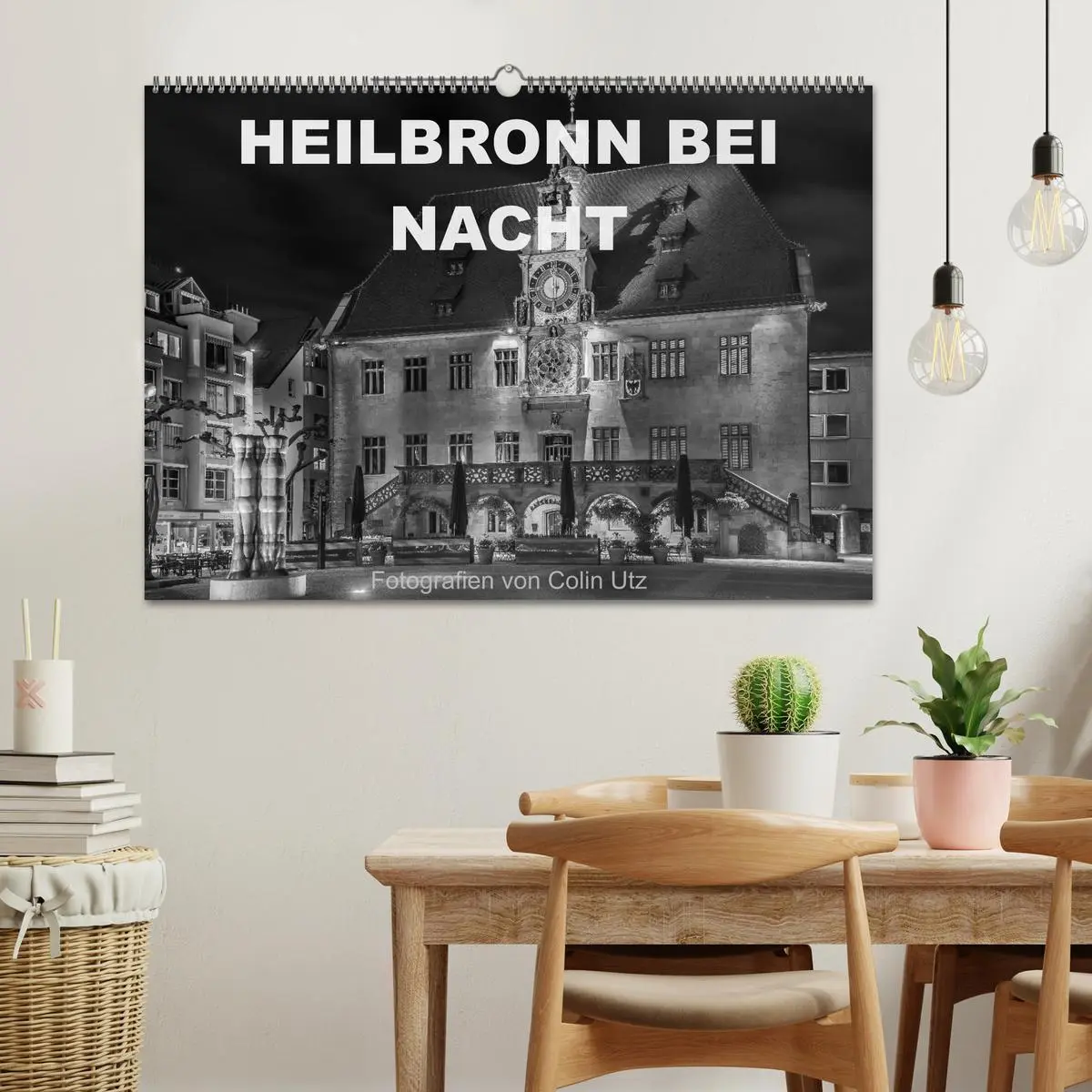 Bild: 9783516124811 | Heilbronn bei Nacht (Wandkalender 2026 DIN A2 quer), CALVENDO...