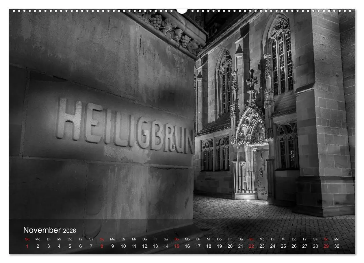 Bild: 9783516124811 | Heilbronn bei Nacht (Wandkalender 2026 DIN A2 quer), CALVENDO...