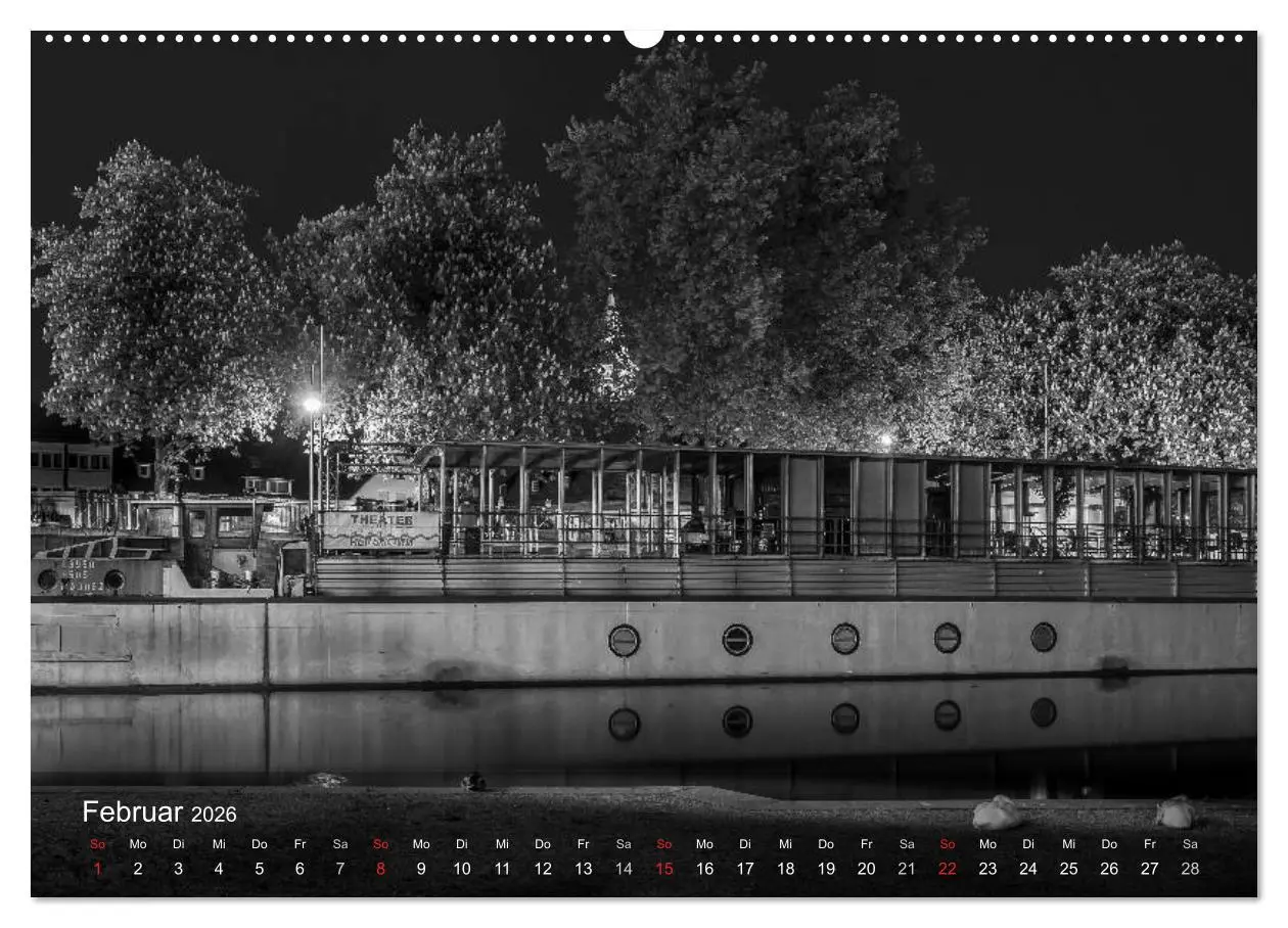 Bild: 9783516124811 | Heilbronn bei Nacht (Wandkalender 2026 DIN A2 quer), CALVENDO...