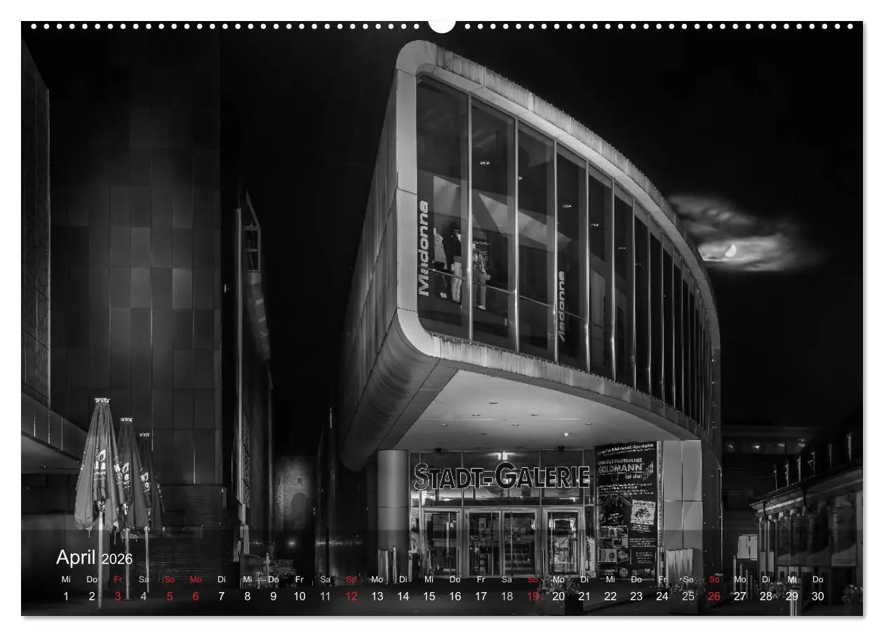Bild: 9783516124811 | Heilbronn bei Nacht (Wandkalender 2026 DIN A2 quer), CALVENDO...