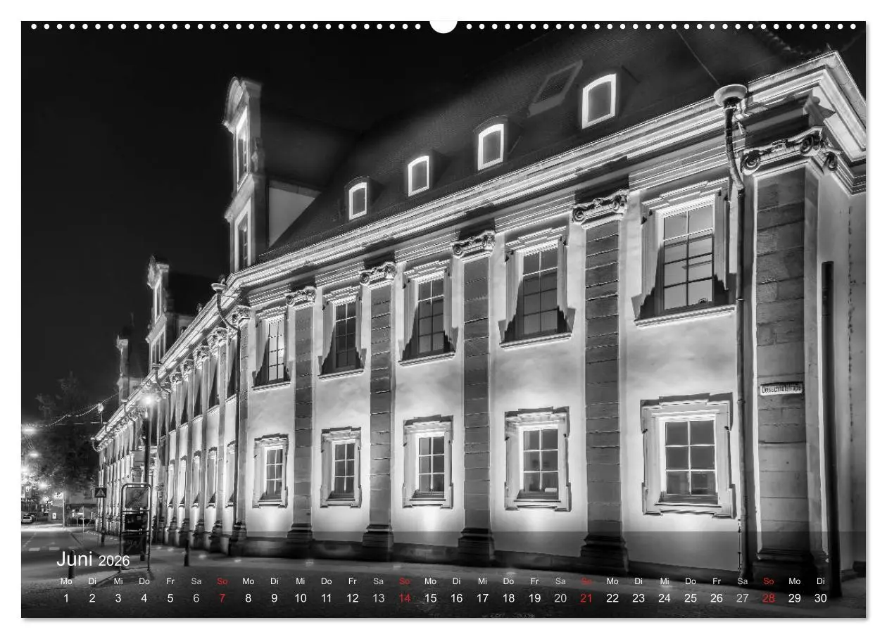 Bild: 9783516124811 | Heilbronn bei Nacht (Wandkalender 2026 DIN A2 quer), CALVENDO...