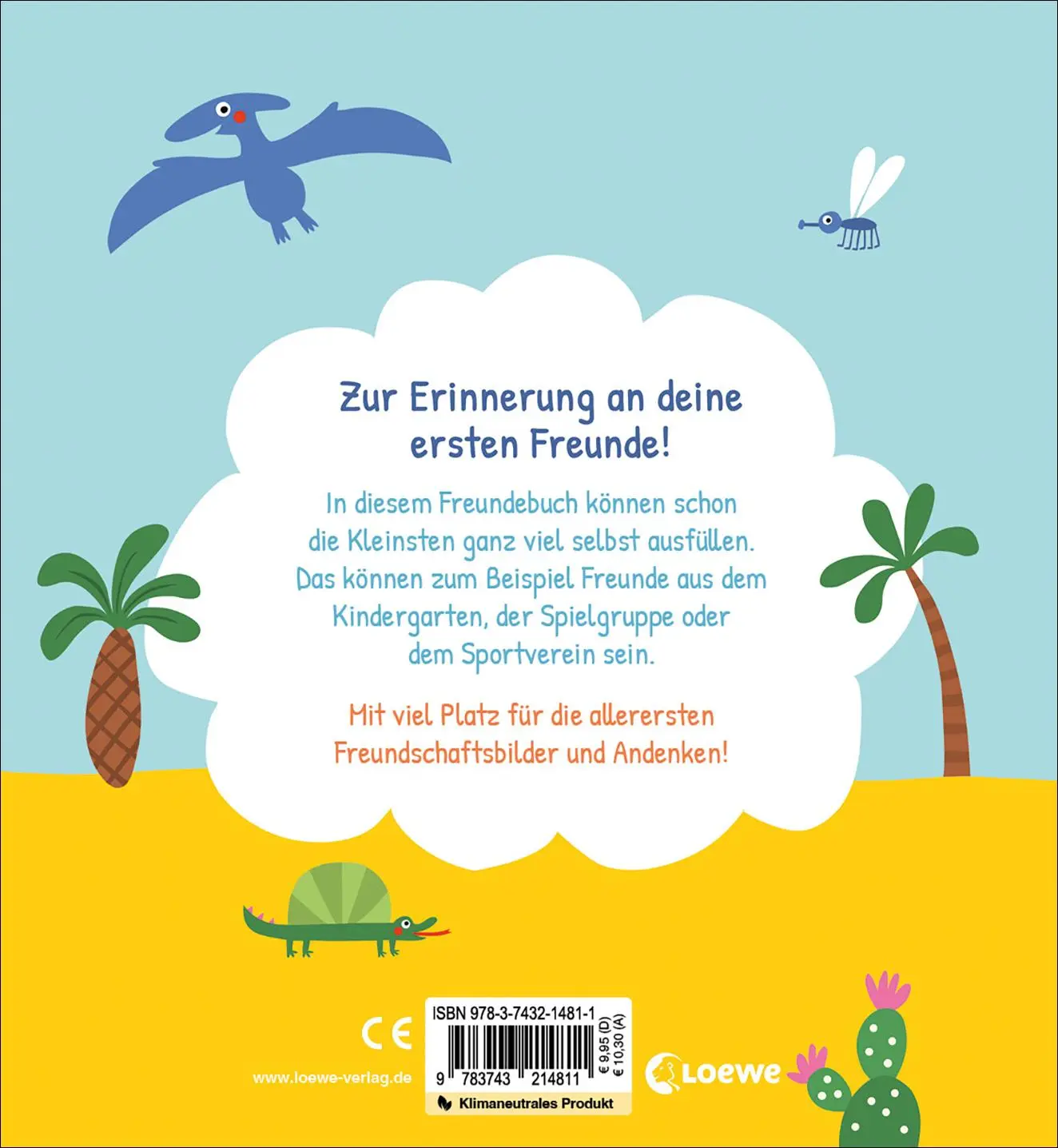 Rückseite: 9783743214811 | Meine allerersten Freunde (Dinos) | Nastja Holtfreter | Buch | 64 S.