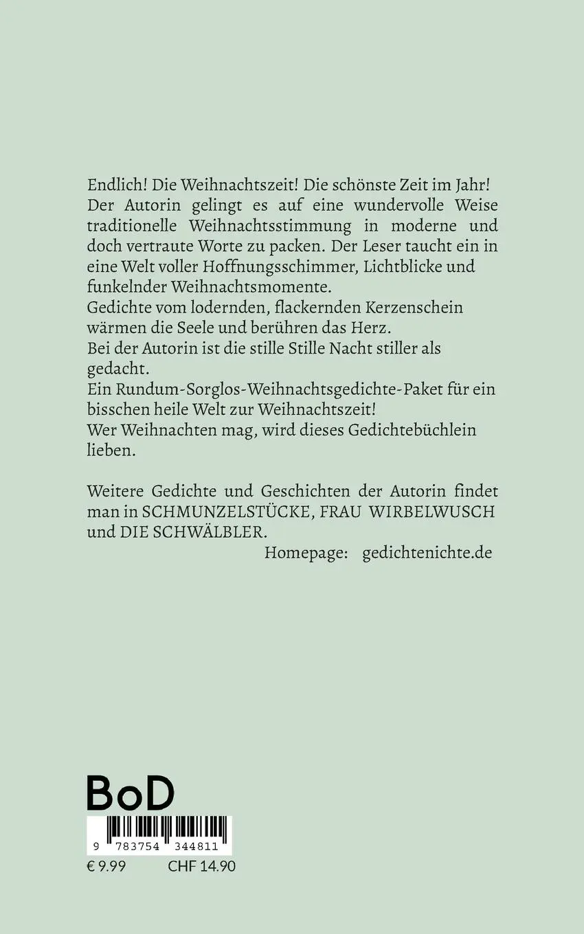 Rückseite: 9783754344811 | Weihnachtswumms - Klingelingeling | Yasmin Mai-Schoger | Taschenbuch