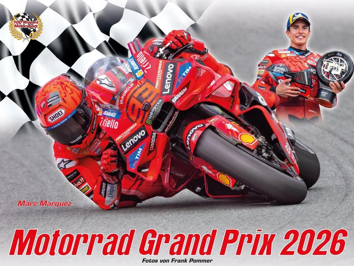 Cover: 9783948794811 | Motorrad Grand Prix Kalender 2026 | Frank Pommer | Kalender | Deutsch