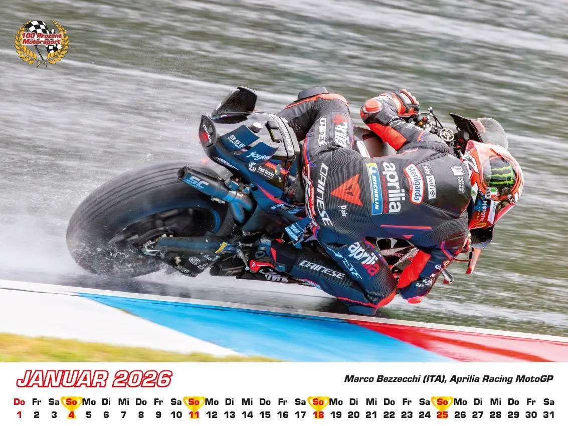 Bild: 9783948794811 | Motorrad Grand Prix Kalender 2026 | Frank Pommer | Kalender | Deutsch