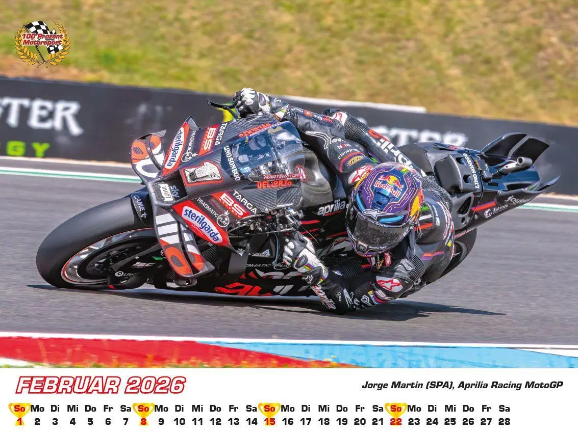 Bild: 9783948794811 | Motorrad Grand Prix Kalender 2026 | Frank Pommer | Kalender | Deutsch