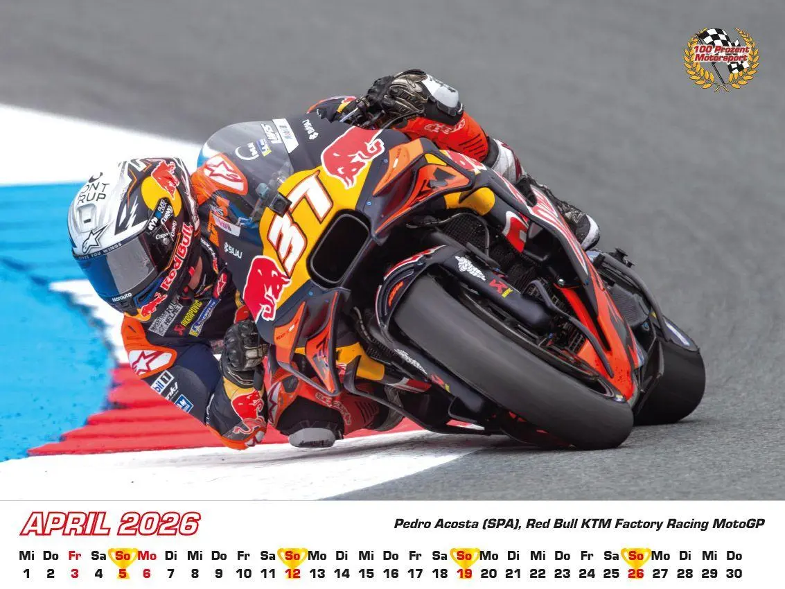 Bild: 9783948794811 | Motorrad Grand Prix Kalender 2026 | Frank Pommer | Kalender | Deutsch