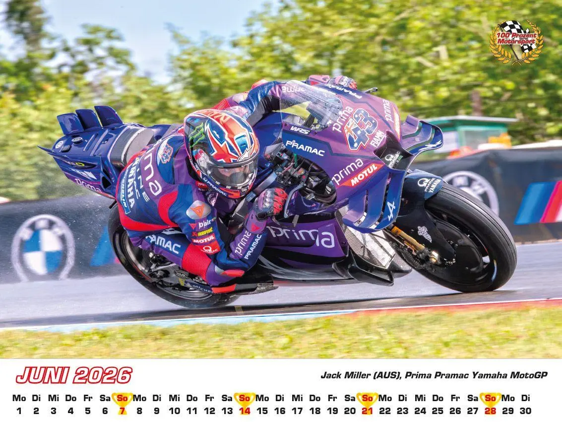 Bild: 9783948794811 | Motorrad Grand Prix Kalender 2026 | Frank Pommer | Kalender | Deutsch