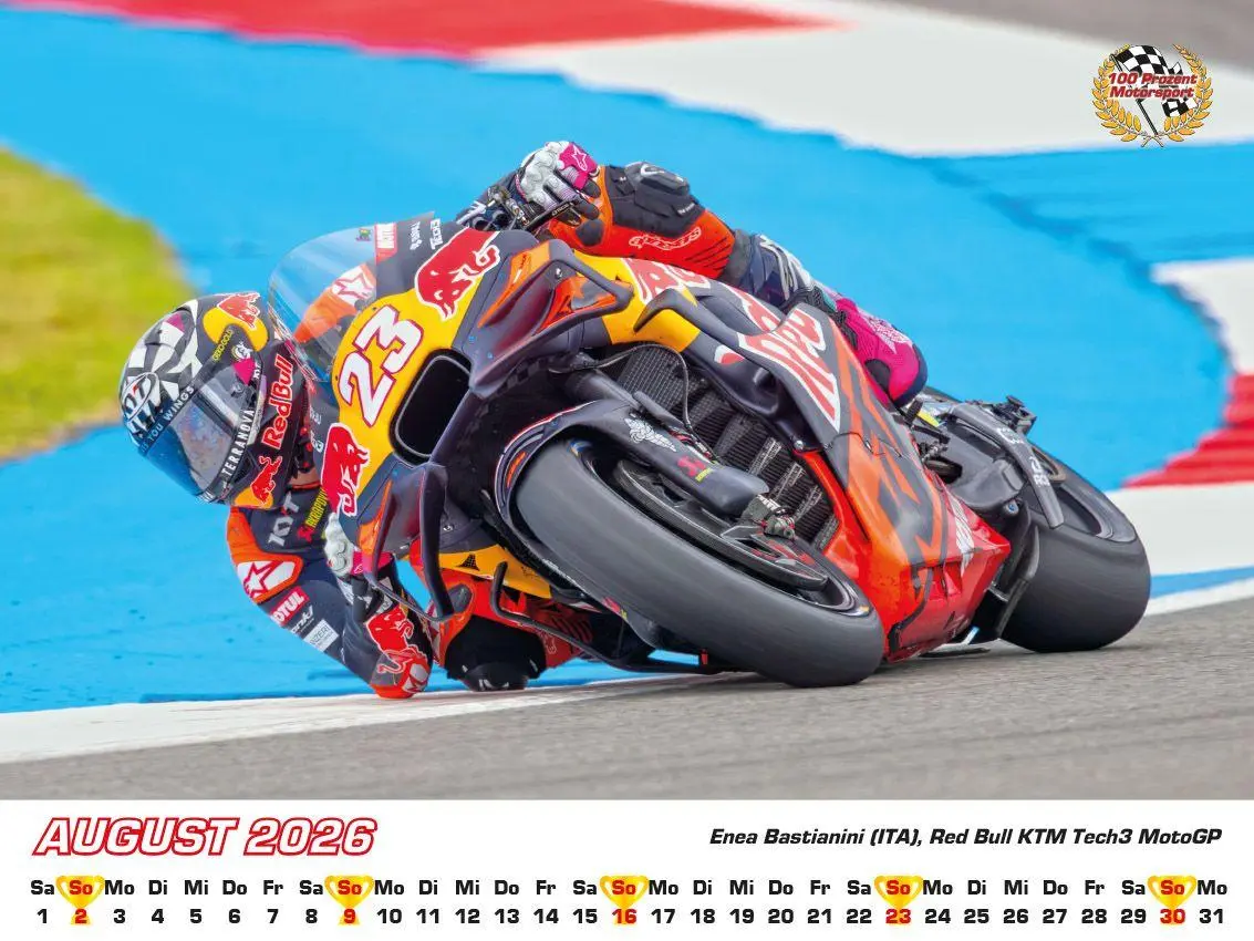 Bild: 9783948794811 | Motorrad Grand Prix Kalender 2026 | Frank Pommer | Kalender | Deutsch
