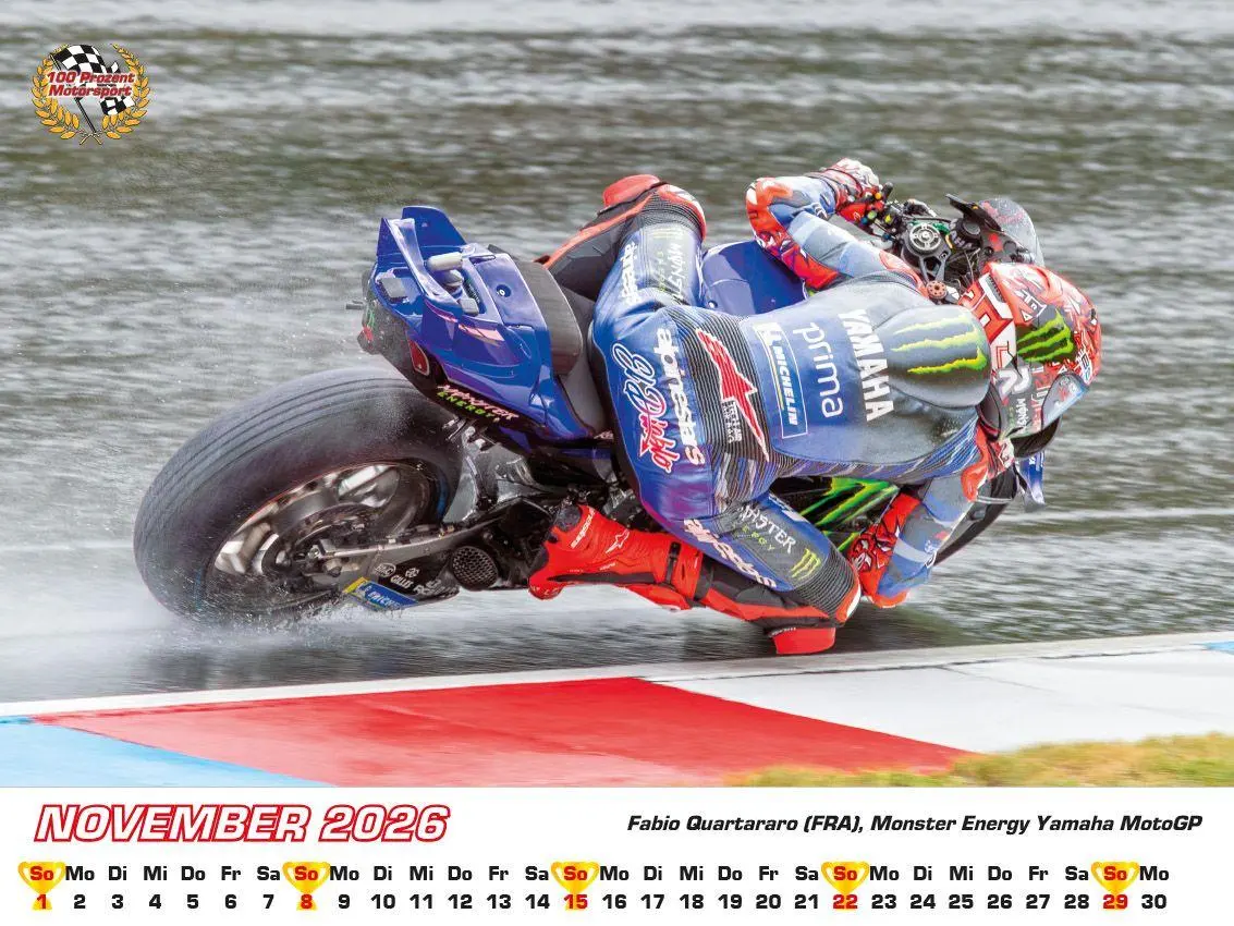 Bild: 9783948794811 | Motorrad Grand Prix Kalender 2026 | Frank Pommer | Kalender | Deutsch