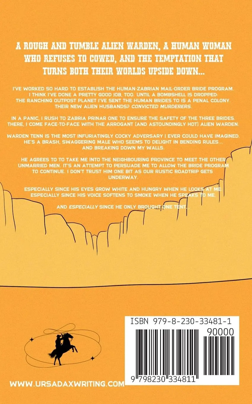 Rückseite: 9798230334811 | Wanted by the Alien Warden | Ursa Dax | Taschenbuch | Englisch | 2025