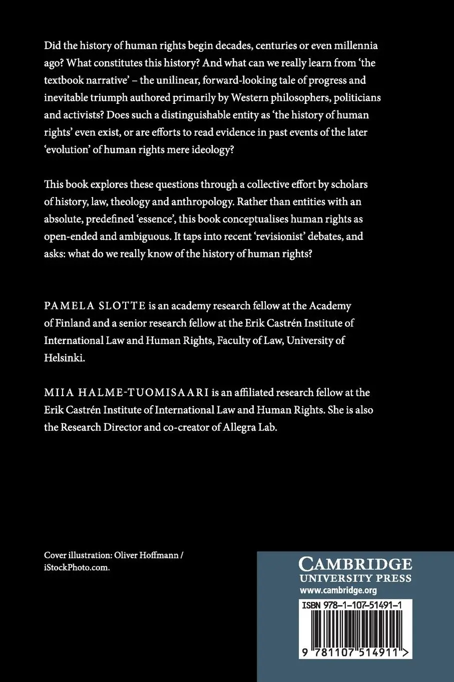 Rückseite: 9781107514911 | Revisiting the Origins of Human Rights | Pamela Slotte (u. a.) | Buch