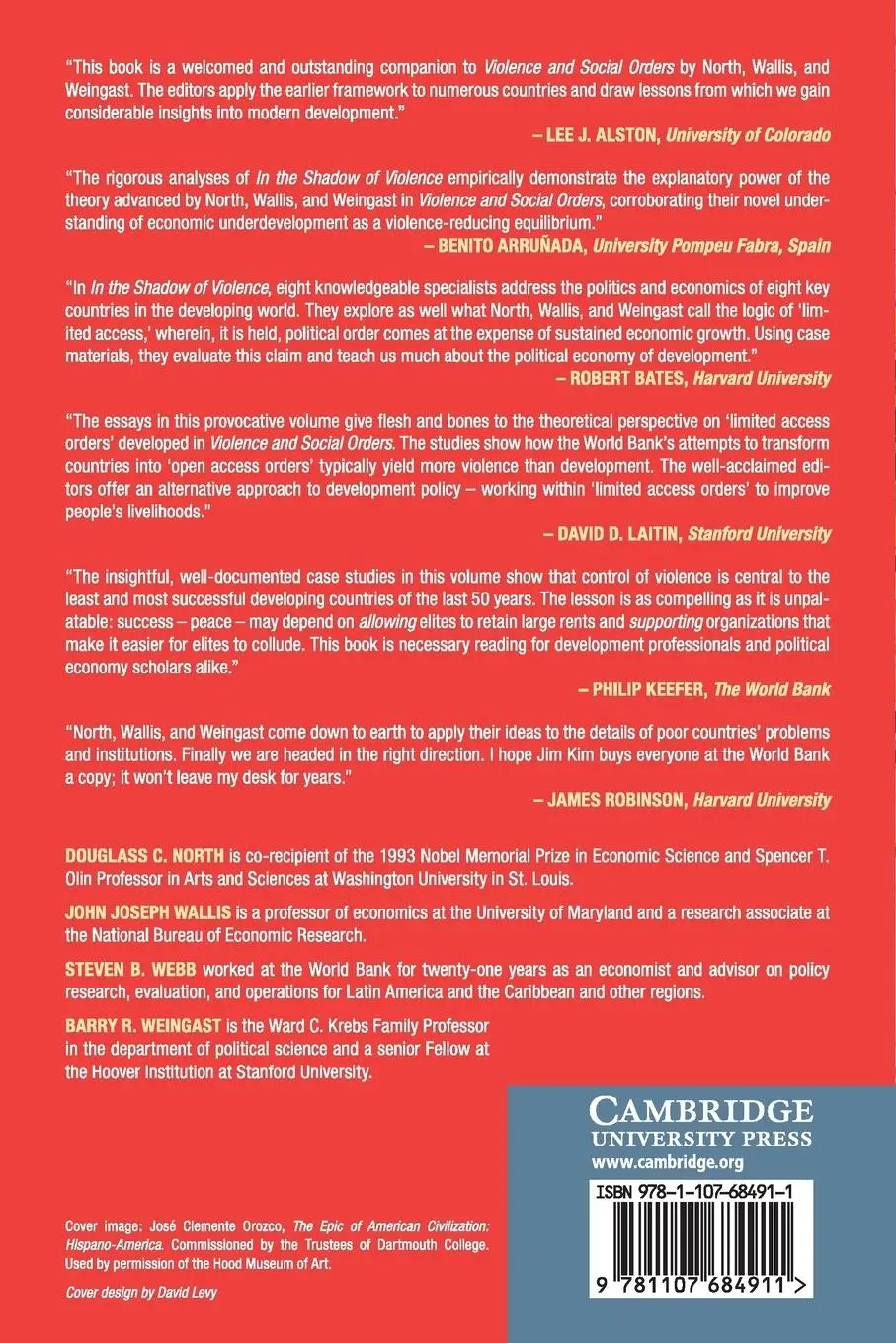 Rückseite: 9781107684911 | In the Shadow of Violence | Douglass C. North (u. a.) | Taschenbuch
