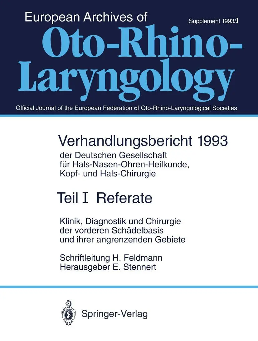 Cover: 9783540564911 | Referate | E. Stennert | Taschenbuch | x | Deutsch | 1993
