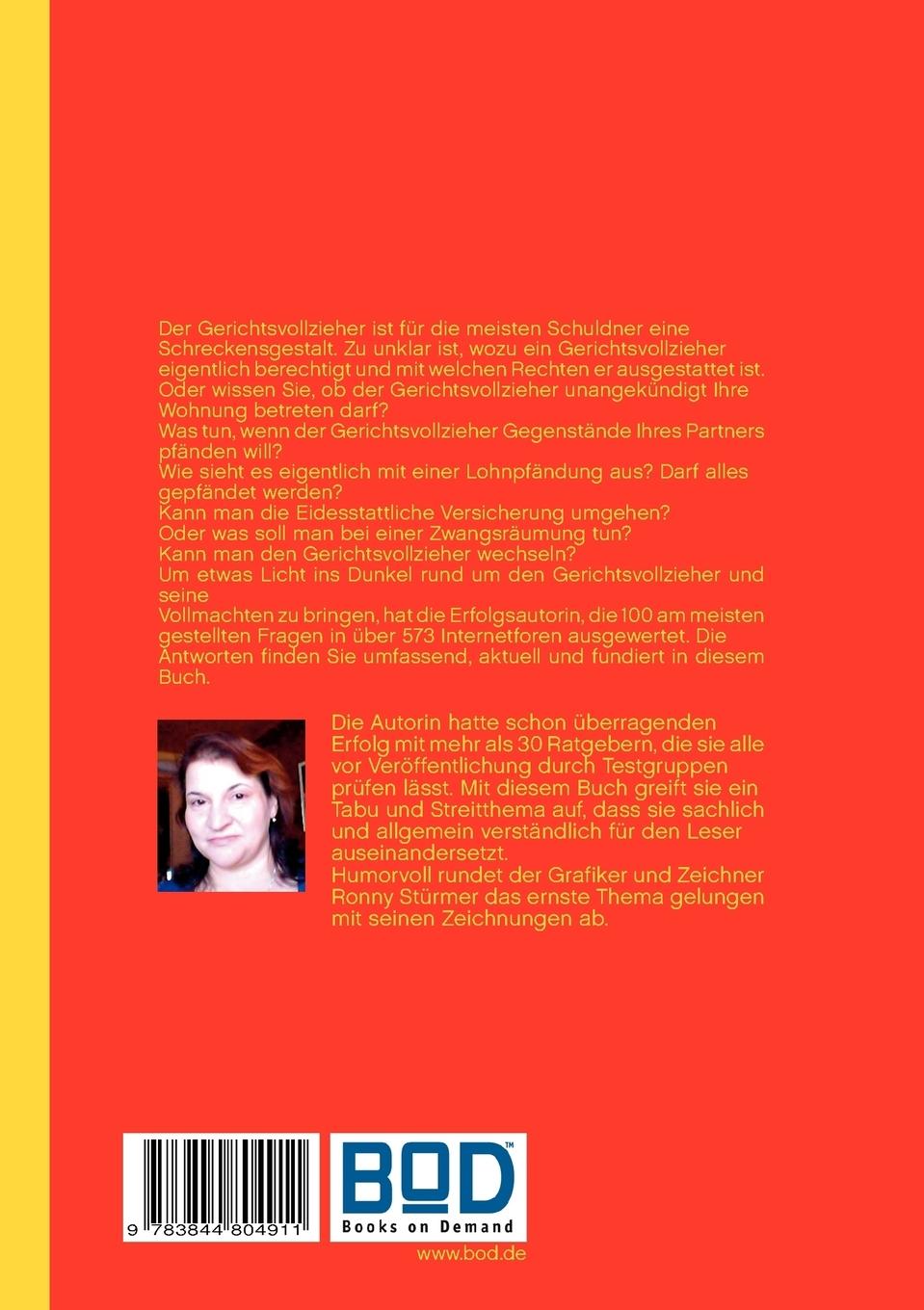 Rückseite: 9783844804911 | 100 Fragen zum Gerichtsvollzieher | Andrea Runge | Taschenbuch | 2012